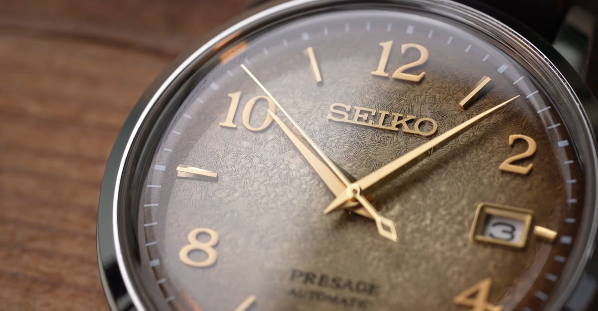 seiko presage brown